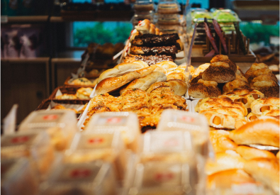 Freshly baked Saha pastries